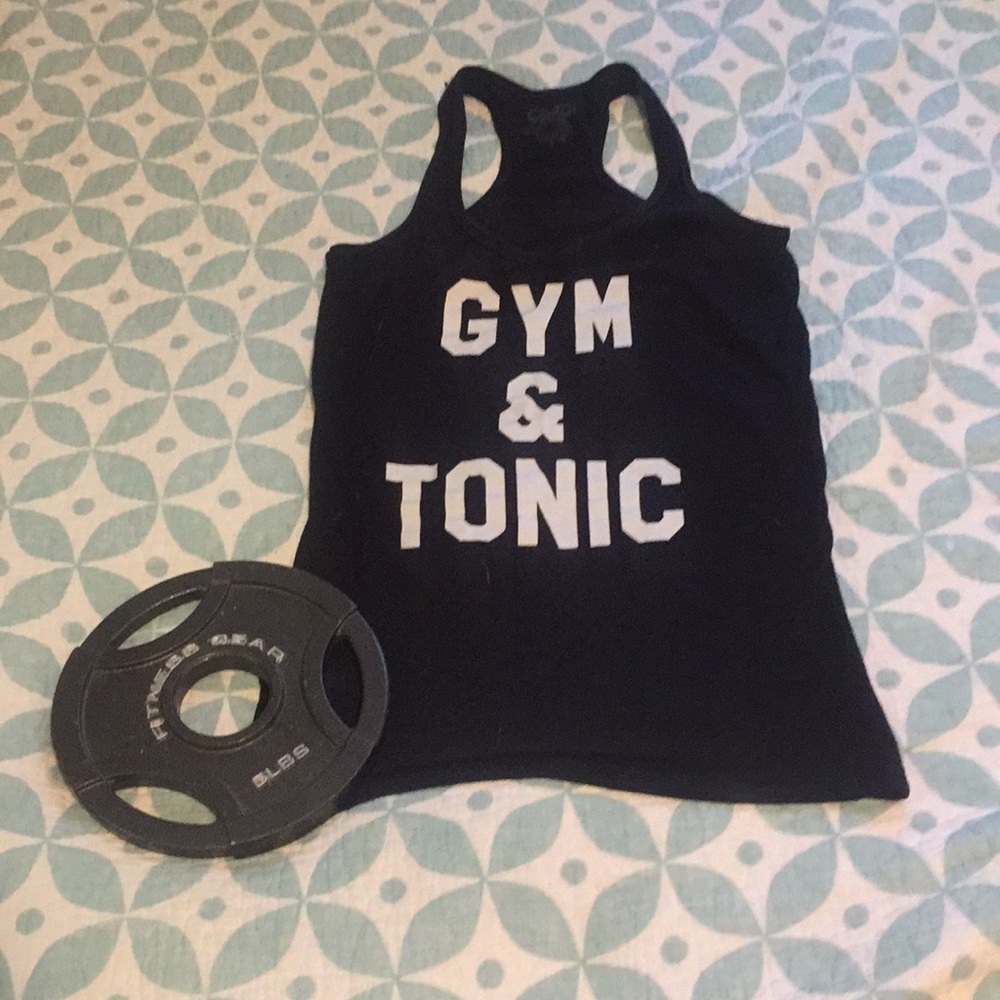 BOGO.Active tank “gym & tonic”